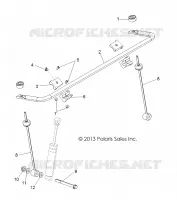 BARRE STABILISATRICE, FRONT