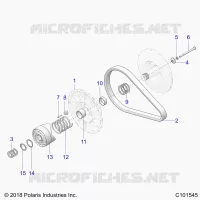 SYSTÃˆME DE TRANSMISSION, SECONDARY CLUTCH