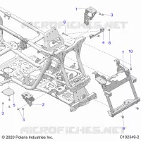 CHASSIS, FRONT CAB SUPPORTS