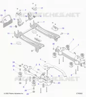 SIEGE MOUNTING, FRONT
