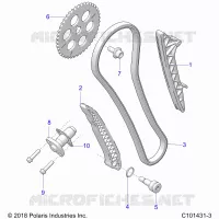 CHAINE DE DISTRIBUTION AND TENSIONER