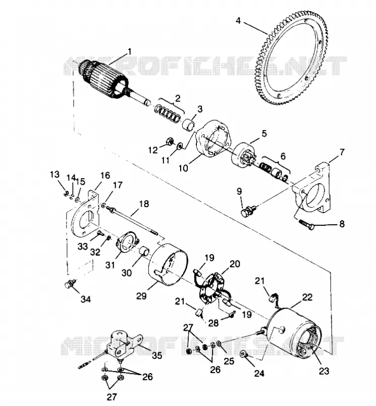 DEMARREUR XLT TOURING 0963357 and EUROPEAN XLT TOURING E963357 (4931923192D002)