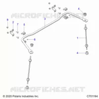 SUSPENSION, REAR BARRE STABILISATRICE