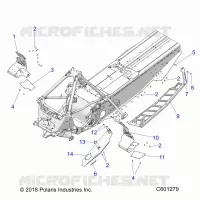 CHASSIS, PROTECTION D'EMBRAYAGE/FOOTRESTS/RUNNING BOARDS