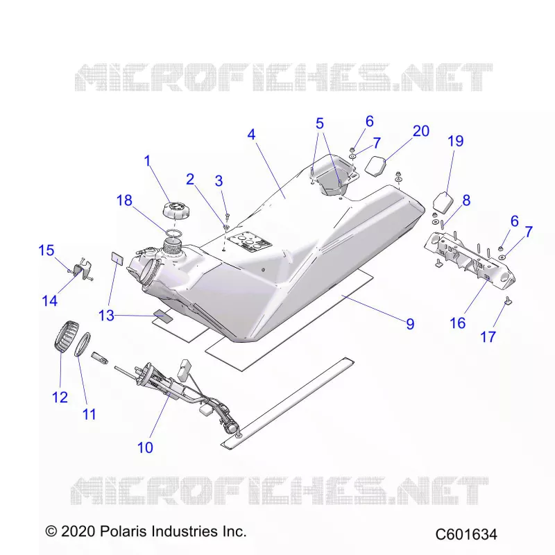 SYSTÃˆME D'ALIMENTATION, FUEL TANK ASM.