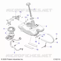 SYSTÃˆME D'ALIMENTATION, FUEL TANK ASM.