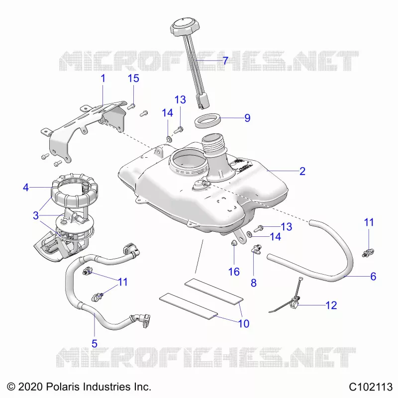 SYSTÃˆME D'ALIMENTATION, FUEL TANK ASM.