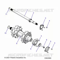 DRIVE TRAIN, JACKSHAFT AND ARBRE DE TRANSMISSION
