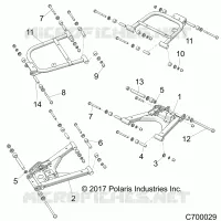 SUSPENSION ARRIERE CONTROL ARMS