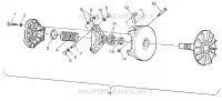 EMBRAYAGE DE TRANSMISSION TRAIL BOSS W968527 (4935883588B010)