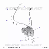 DRIVE TRAIN, FRONT SUPPORT PONT