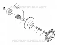 EMBRAYAGE DE TRANSMISSION SPORT 0980443 AND SPORT TOURING 0980243 (4942054205C002)