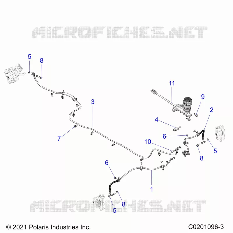 BRAKES, BRAKE LINES AND MAITRE CYLINDRE