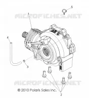 SYSTÈME DE TRANSMISSION, FRONT GEARCASE