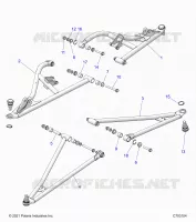 SUSPENSION AVANT CONTROL ARMS