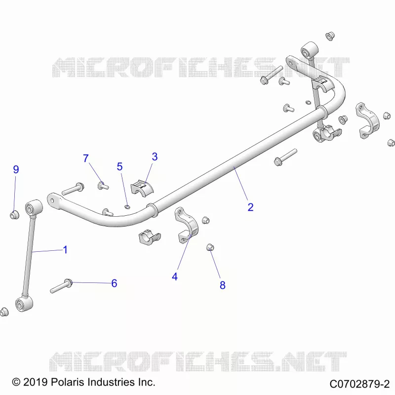 SUSPENSION, REAR BARRE STABILISATRICE