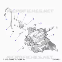 SYSTÃˆME DE TRANSMISSION, MAIN GEARCASE MOUNTING