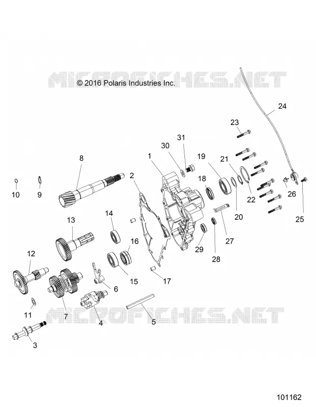 SYSTÈME DE TRANSMISSION, MAIN GEARCASE