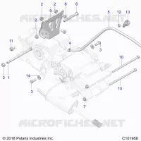 SYSTÃˆME DE TRANSMISSION, MAIN GEARCASE MOUNTING