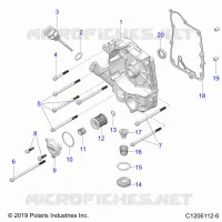 CARTERS MOTEUR COVER ASM, RIGHT