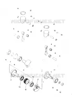 PISTON AND VILEBREQUIN  INDY LITE (4918591859027A)