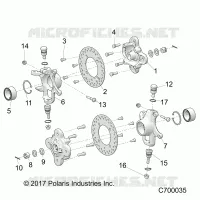SUSPENSION AVANT HUB