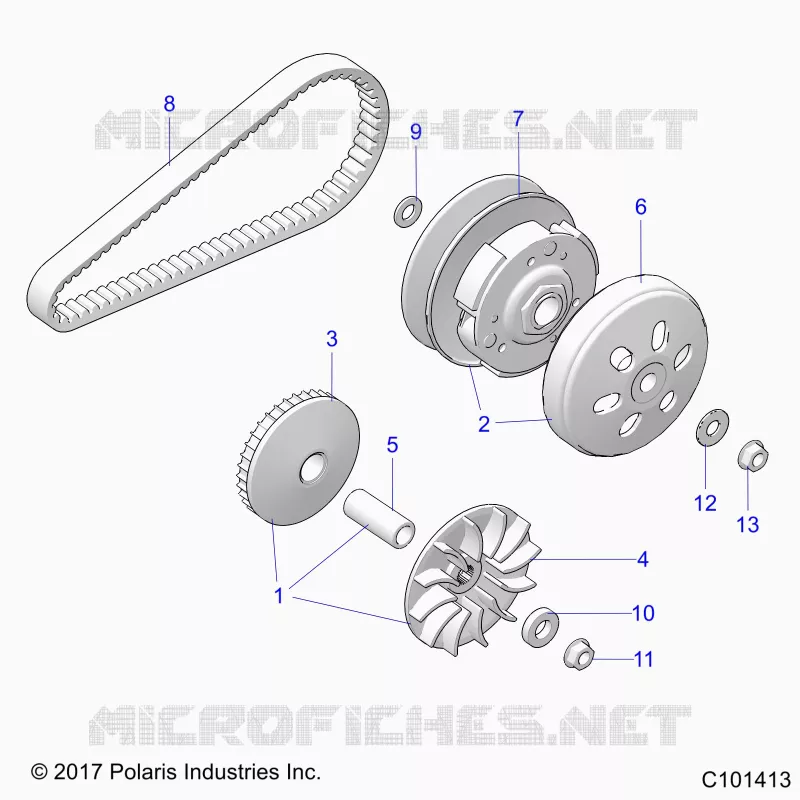 SYSTÃˆME DE TRANSMISSION, PRIMARY CLUTCH