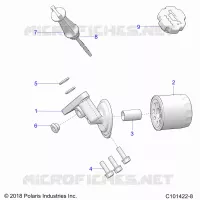 FILTRE A HUILE AND DIPSTICK