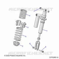 SUSPENSION, AMORTISSEUR AVANT MOUNTING