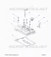 ENGINE, COUVERCLE SOUPAPE