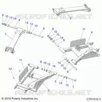 SUSPENSION ARRIERE CONTROL ARMS