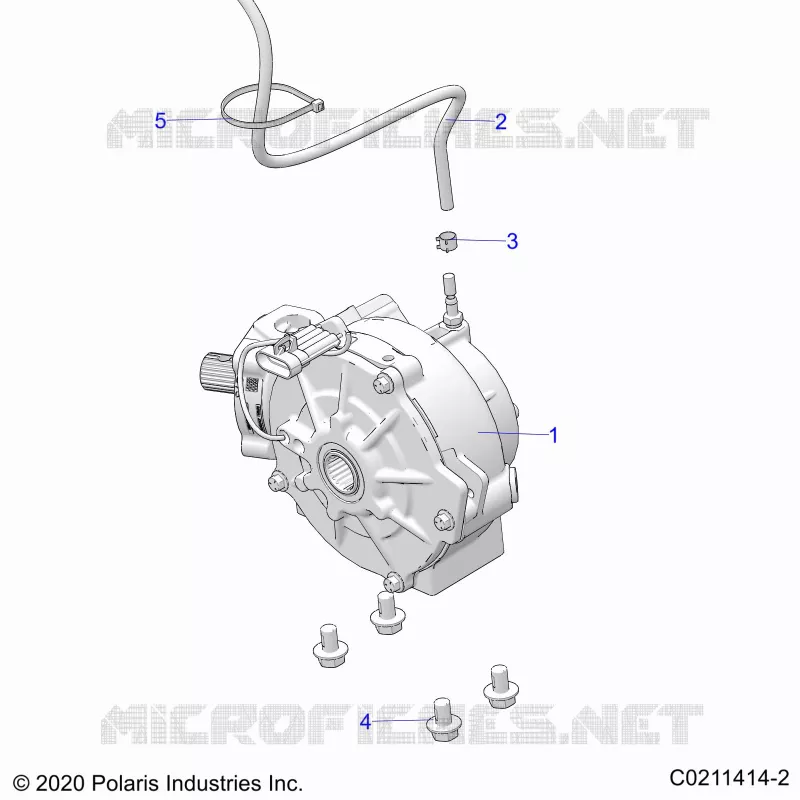 SYSTÃˆME DE TRANSMISSION, FRONT GEARCASE MOUNTING