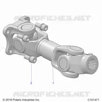 DRIVE TRAIN, PROP ARBRE DE TRANSMISSION ARRIERE