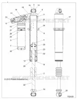 SUSPENSION AVANT SHOCK INTERNALS
