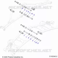 SUSPENSION ARRIERE CONTROL ARM, MOUNTING