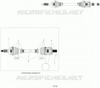 DRIVE TRAIN, TRANSMISSION AVANT SHAFT