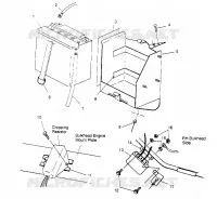 SUPPORT BATTERIE ASSEMBLY  RXL 0956768 (4930783078B014)