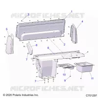 CARROSSERIE ARRIERE CLOSEOFF, AND FENDERS