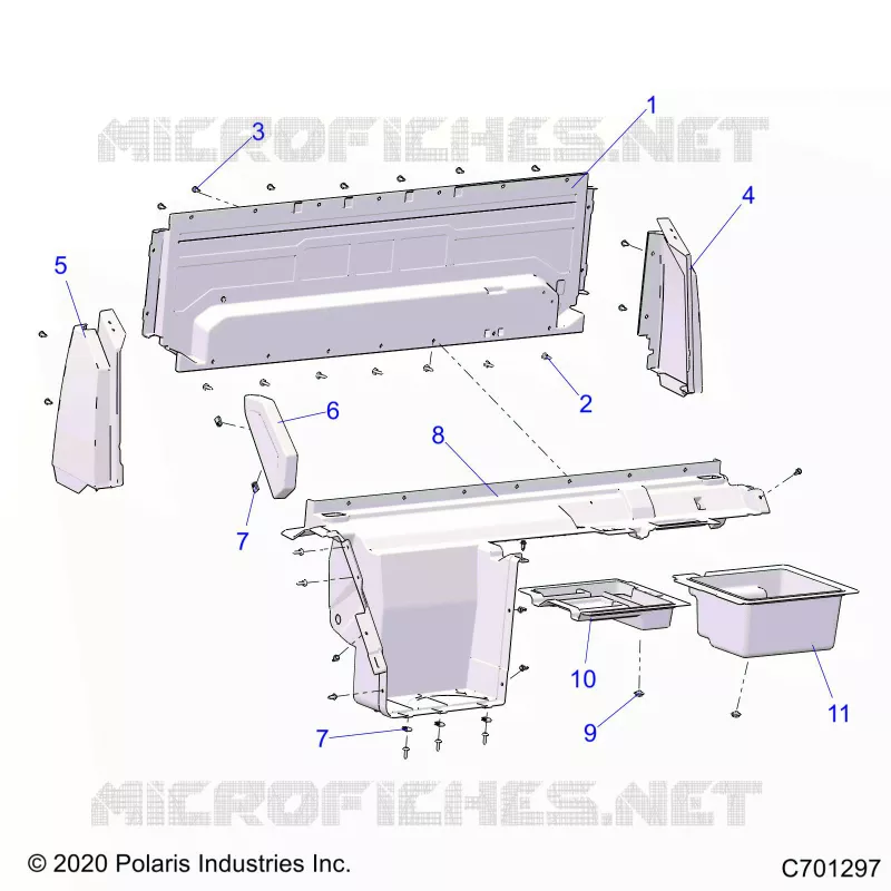 CARROSSERIE ARRIERE CLOSEOFF, AND FENDERS