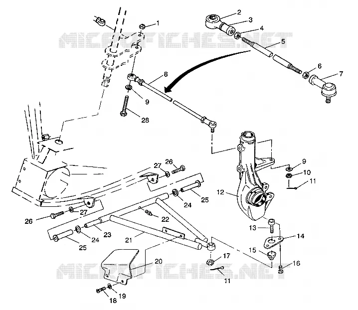 TRIANGLES SUSPENSIONS  4X4 350L W938139 (4924052405019A)