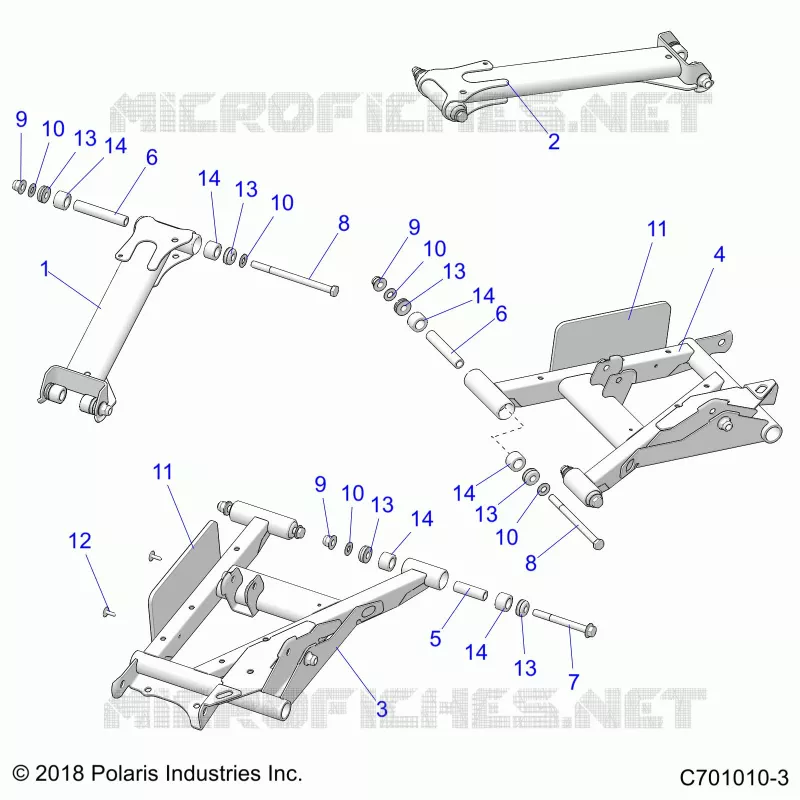 SUSPENSION ARRIERE CONTROL ARMS