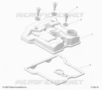 ENGINE, COUVERCLE SOUPAPE