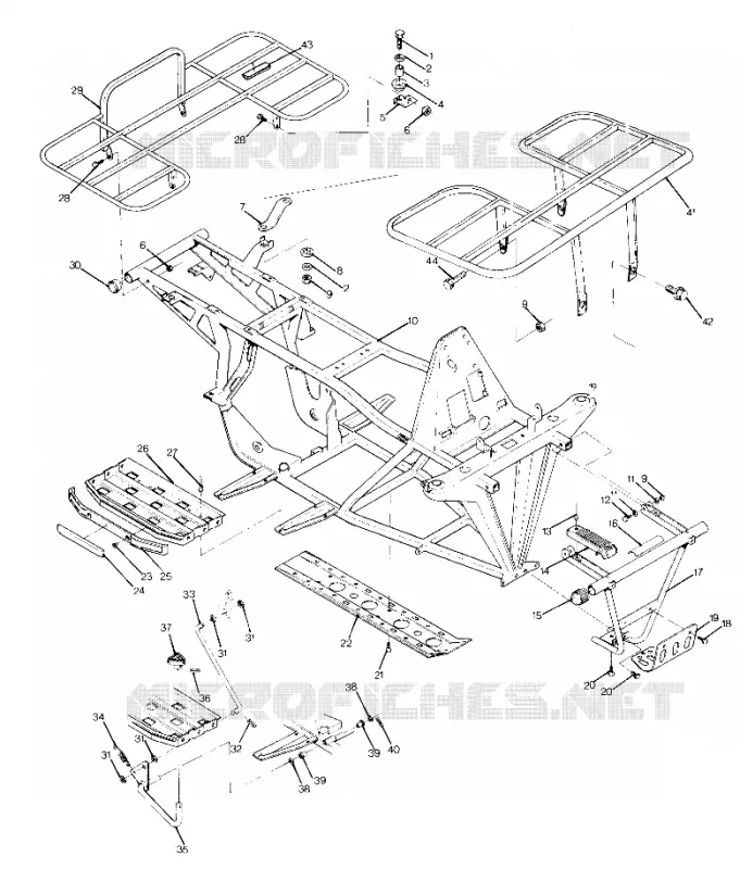 CHASSIS WITH RACKS (4916341634003A)
