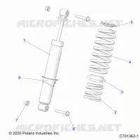 SUSPENSION ARRIERE SHOCK