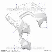CARROSSERIE ARRIERE CAB