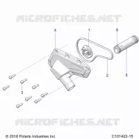 MOTEUR, WATERPUMP IMPELLER AND COVER