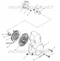 LANCEUR ASSEMBLY  500 EFI 0952774, EFI SKS 0952574,   EFI SKS PT 095 (4929052905D004)