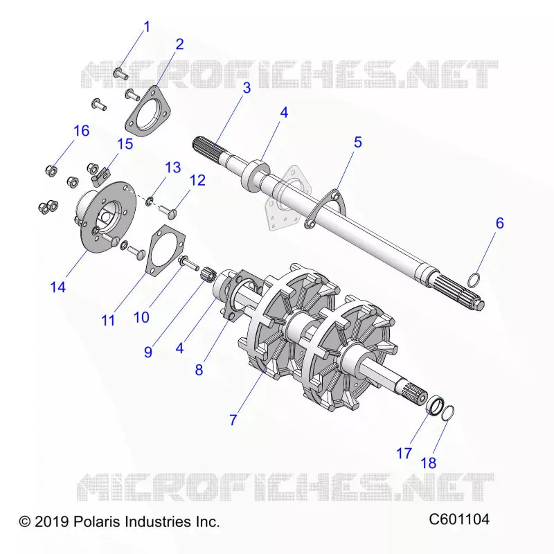 DRIVE TRAIN, JACKSHAFT AND ARBRE DE TRANSMISSION