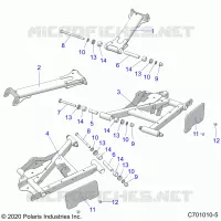 SUSPENSION ARRIERE CONTROL ARMS