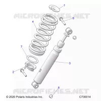 SUSPENSION, AMORTISSEUR AVANT MOUNTING
